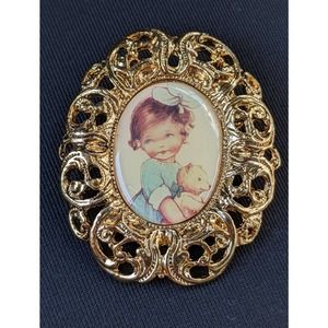 1994 vintage Charter Member 5 Year Anniv Pin 1994 Lucie Attwell Brooch